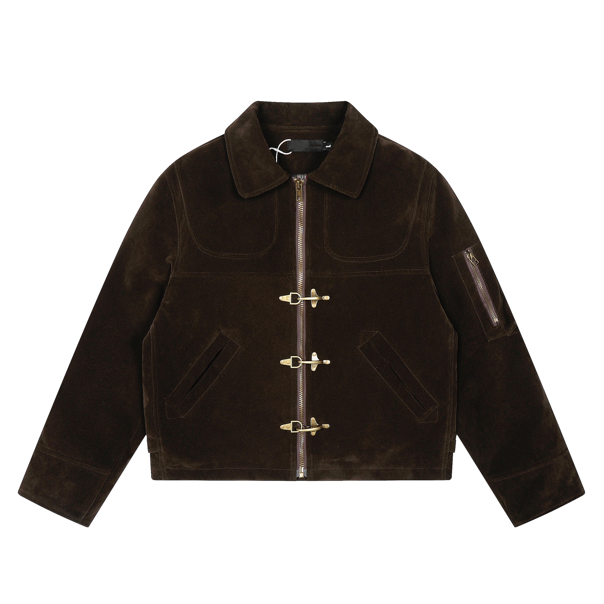 Куртка 虫小绿 Chong Xiao Lv Vintage Suede Jacket