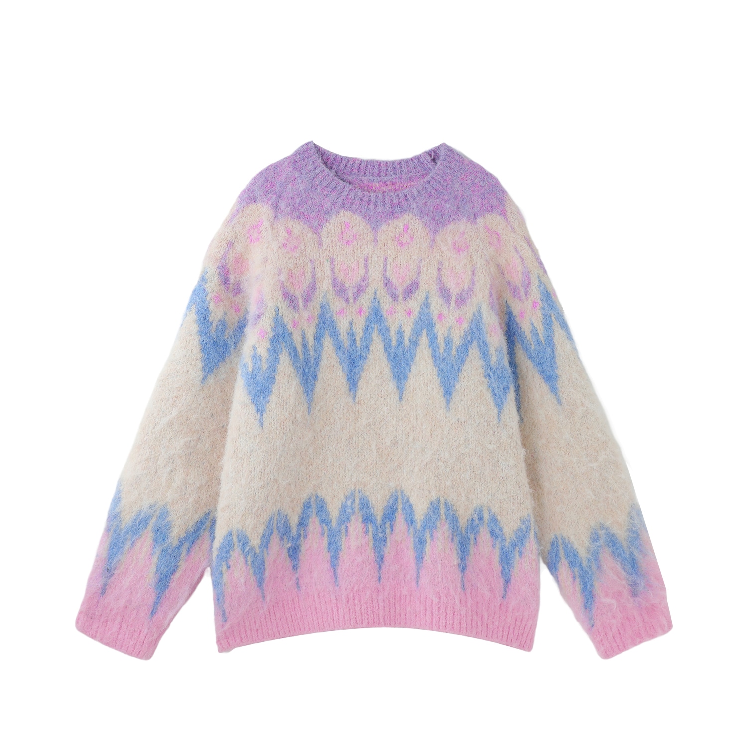 Bjhg Amber Glow Fair Isle Sweater — фото 10