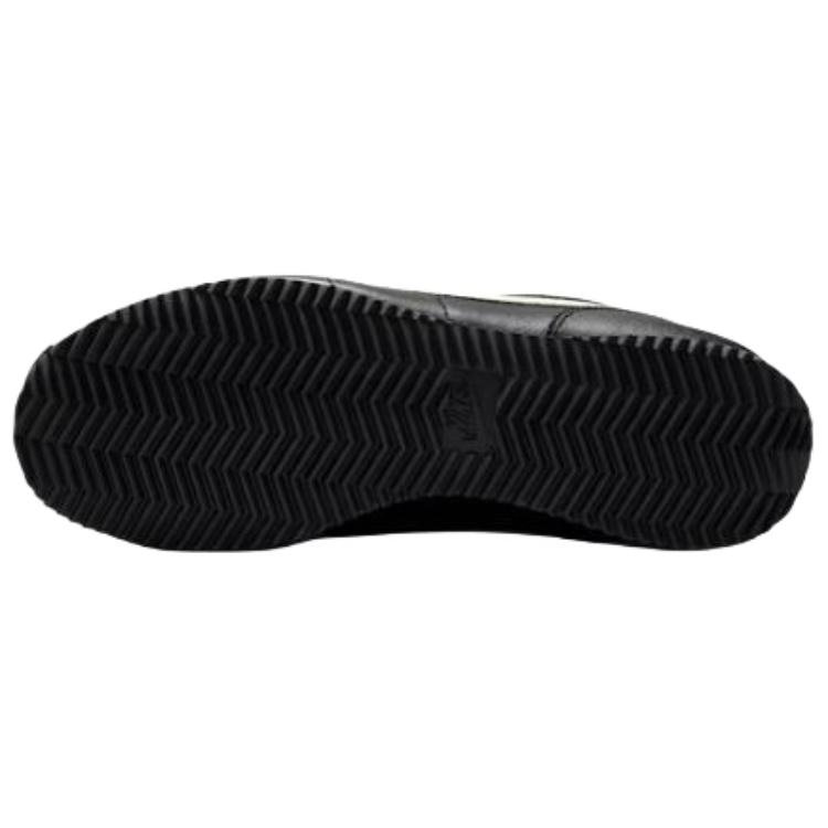 Nike Cortez Leather Black White — фото 11
