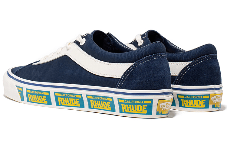 Vans RHUDE x Vans Bold Ni Blue White — фото 7