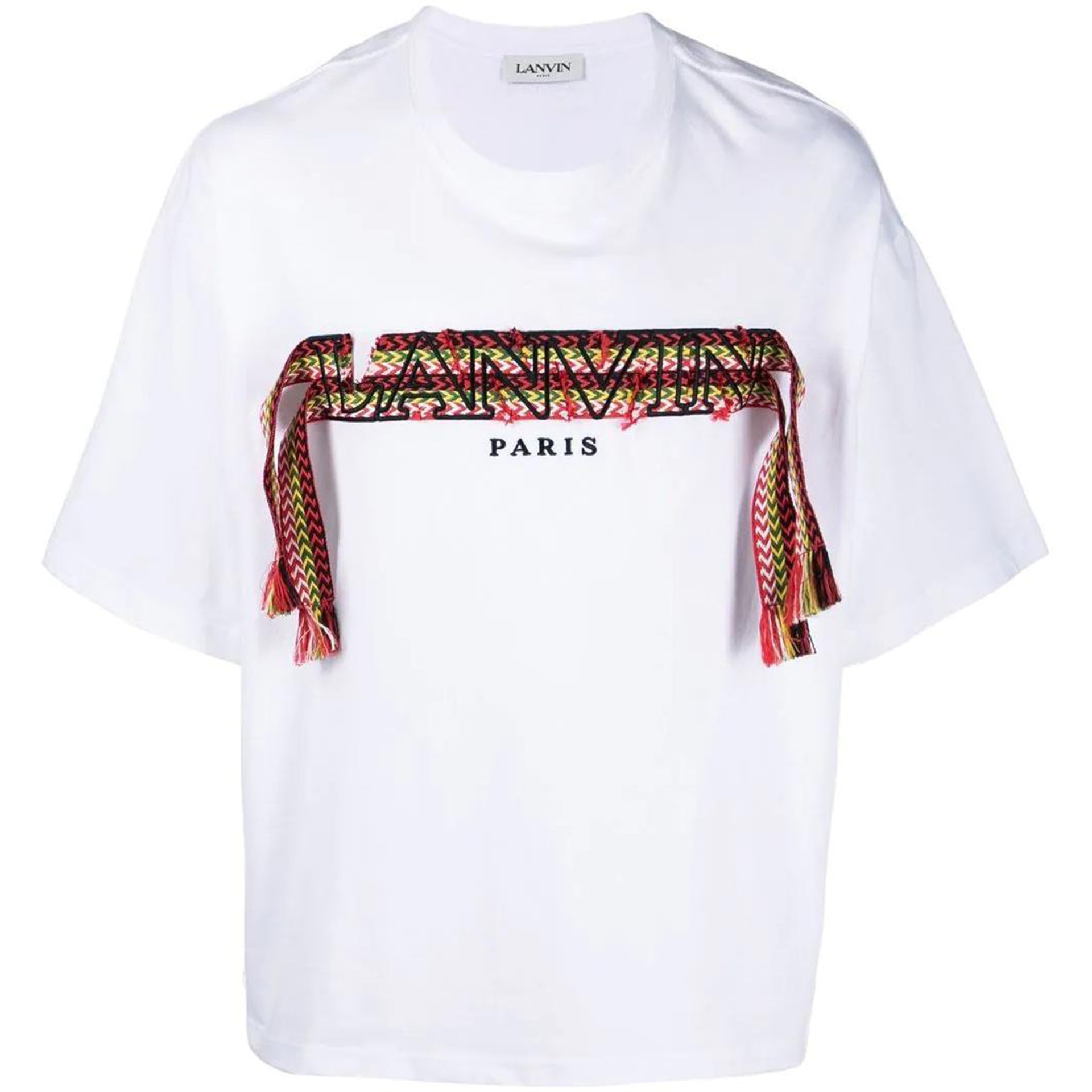 Lanvin/浪凡 Lanvin FW22 Logo Embroidered T-Shirt