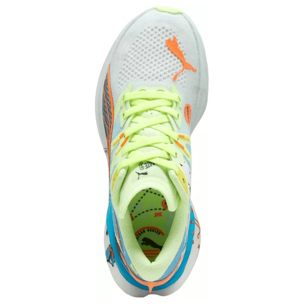 Puma Deviate NITRO 3 White Blue — фото 4