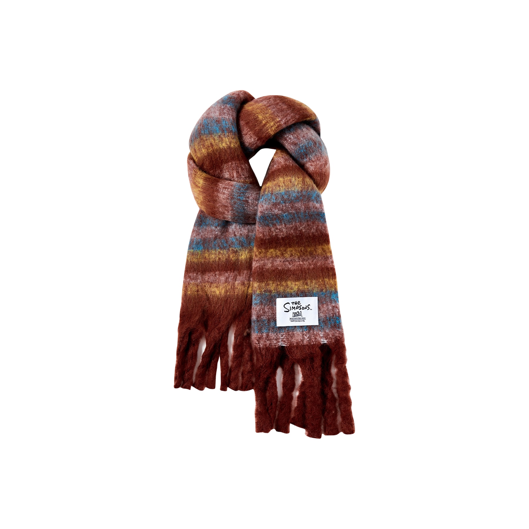 The Simpsons Plaid Gradient Scarf — фото 2