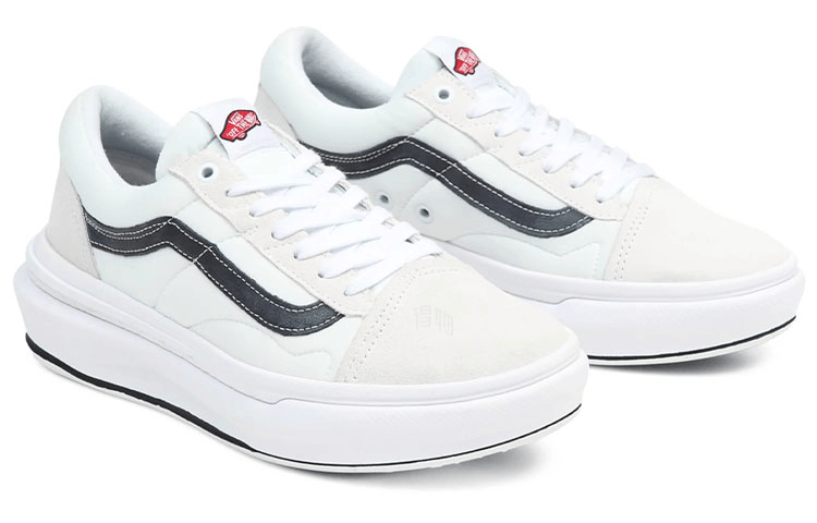 Vans Old Skool Overt Comfycush White Black — фото 7