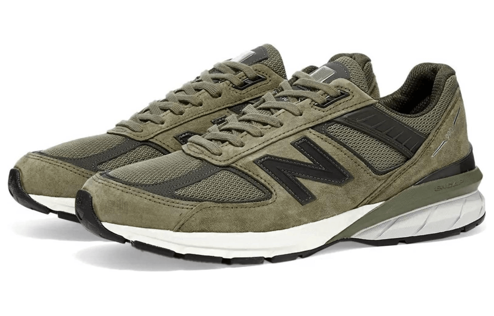 New Balance 990 V5 Camo Green — фото 5