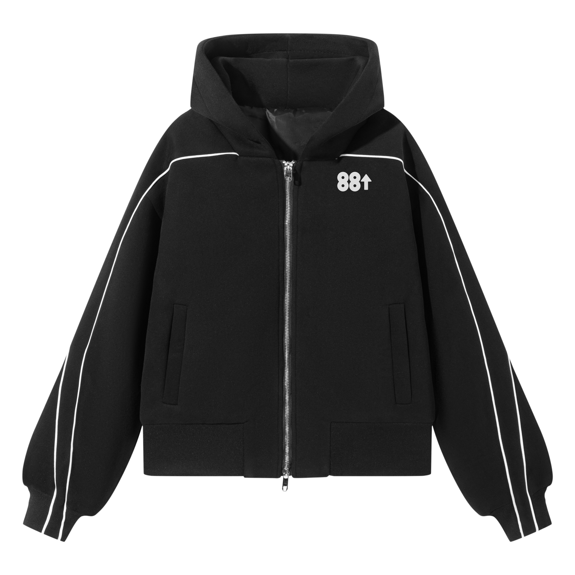 88rising Retro Striped Logo Sweatshirt