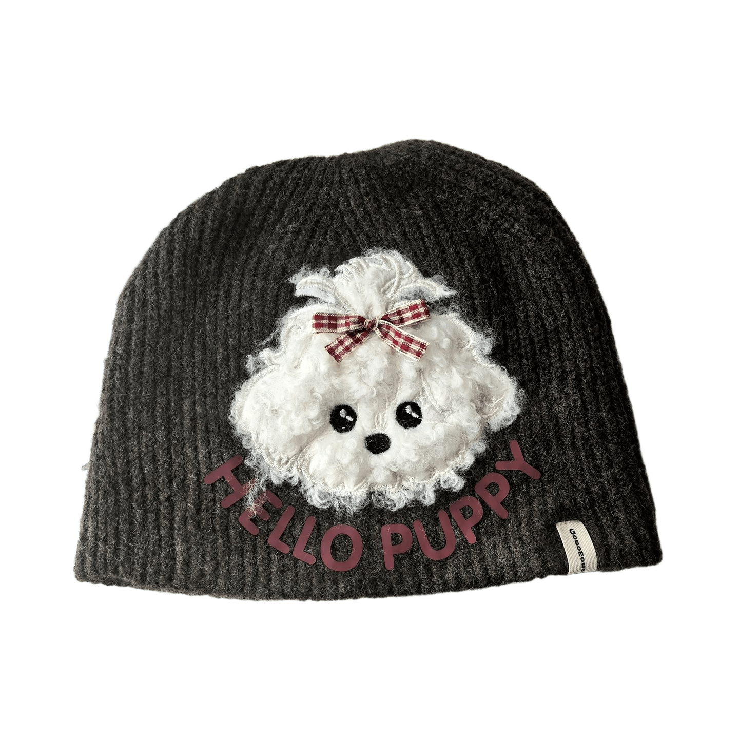 DZP Cute Plush Dog Knit Hat