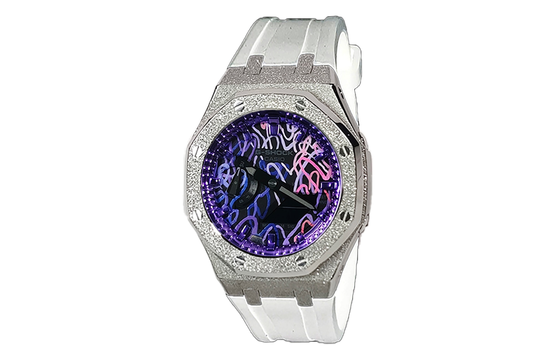 CASIO/卡西欧 CASIO GA-2100-1A1 Modified Purple