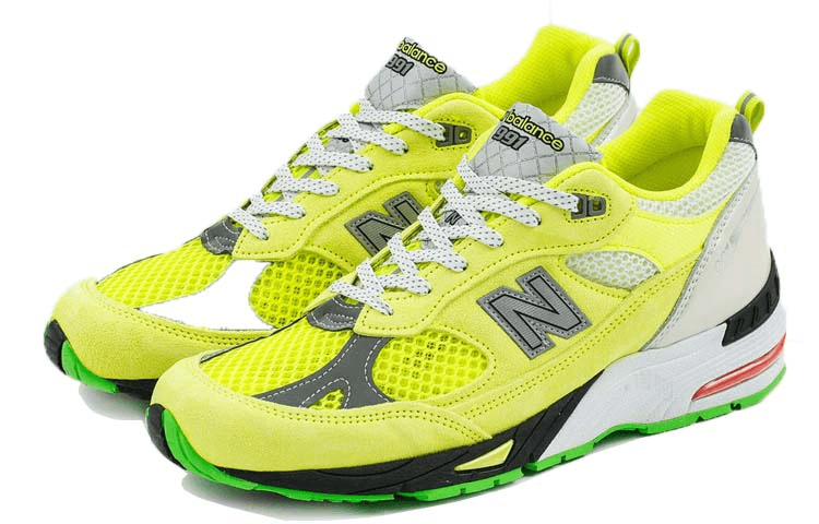 New Balance Aries x New Balance 991 Lemon Yellow — фото 5