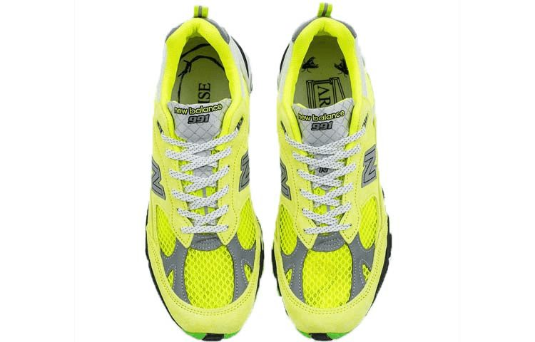 New Balance Aries x New Balance 991 Lemon Yellow — фото 6