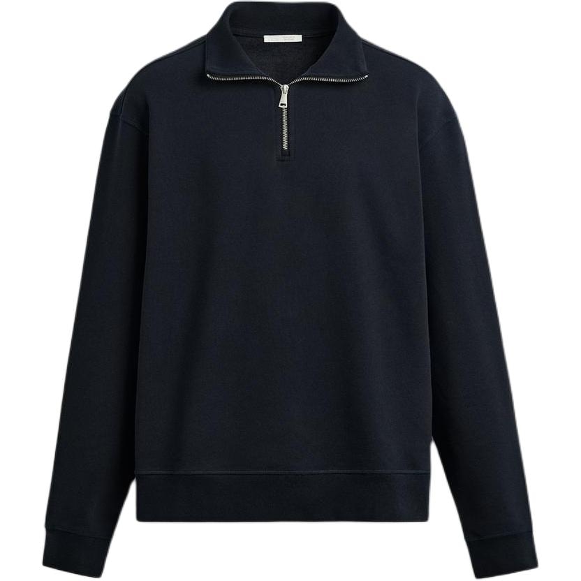 ZARA Ribbed Collar Sweatshirt