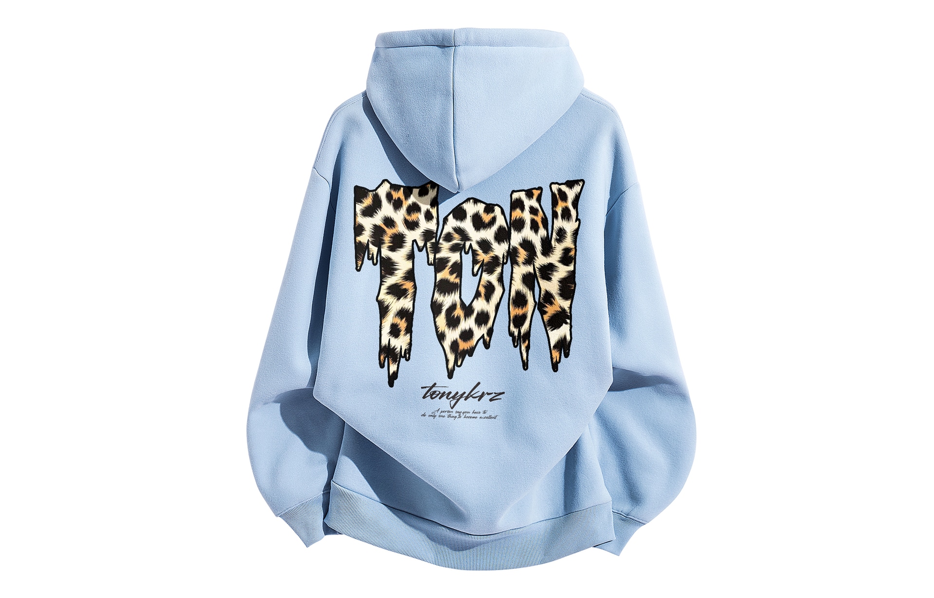 Tonykrz Leopard Logo Hoodie — фото 9