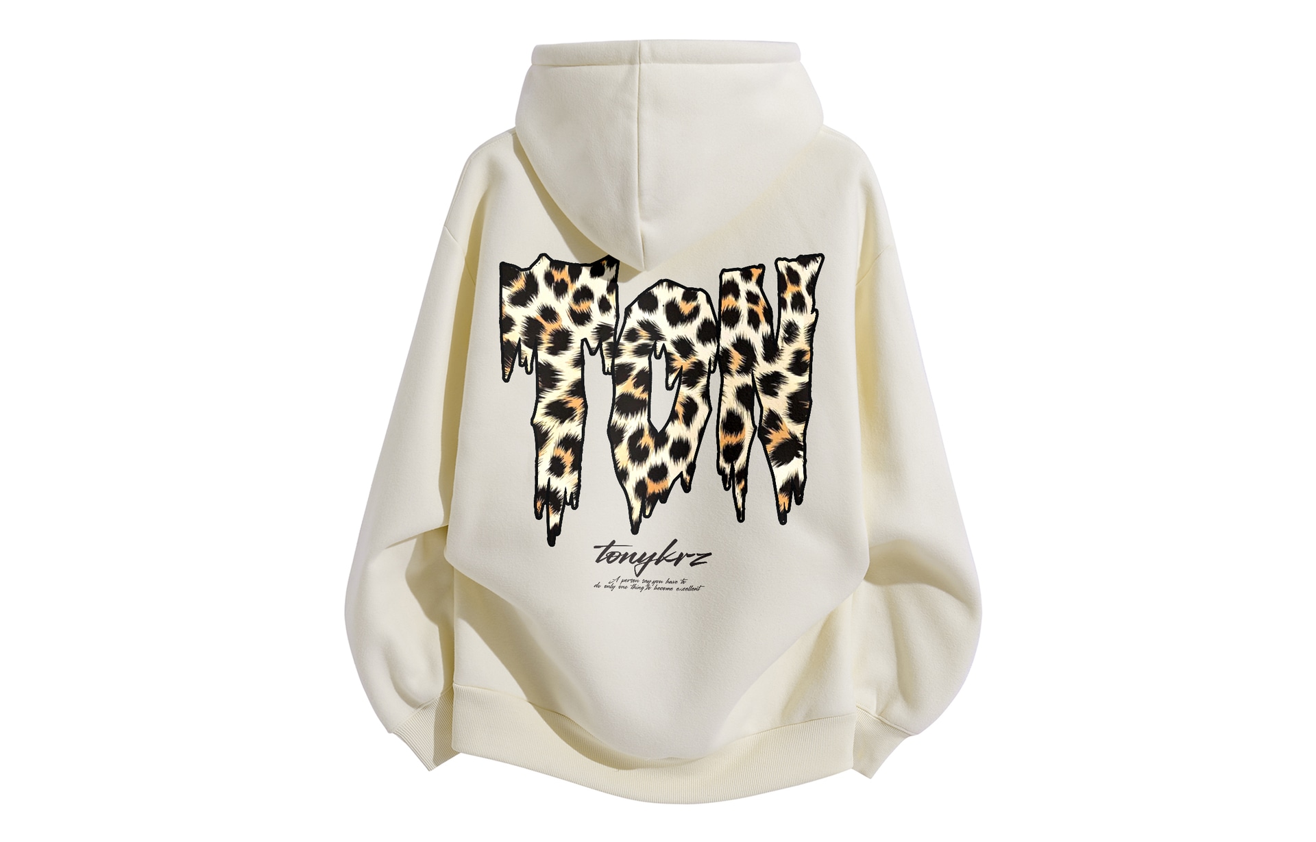Tonykrz Leopard Logo Hoodie — фото 7