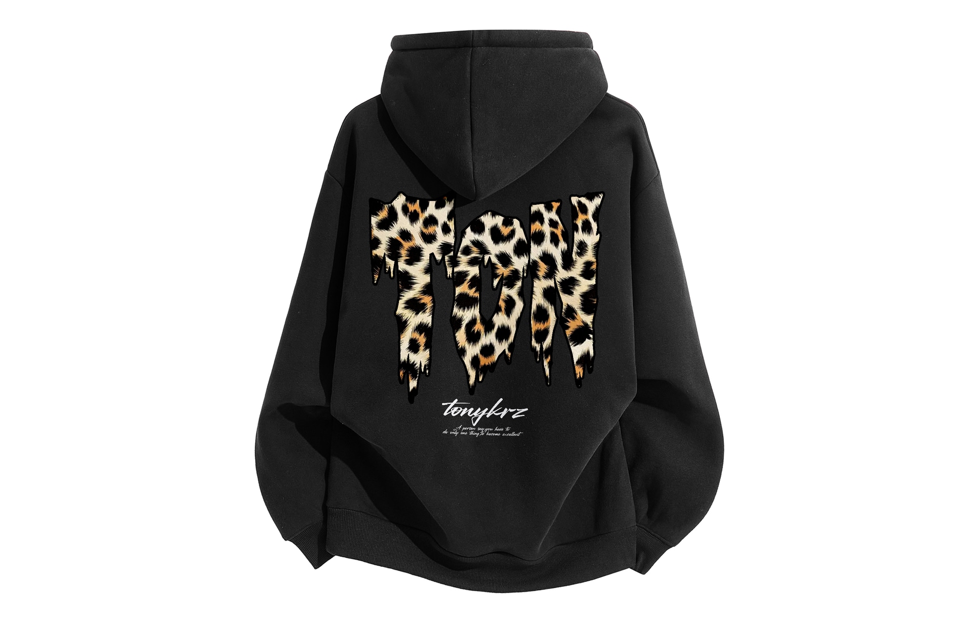 Tonykrz Leopard Logo Hoodie — фото 1