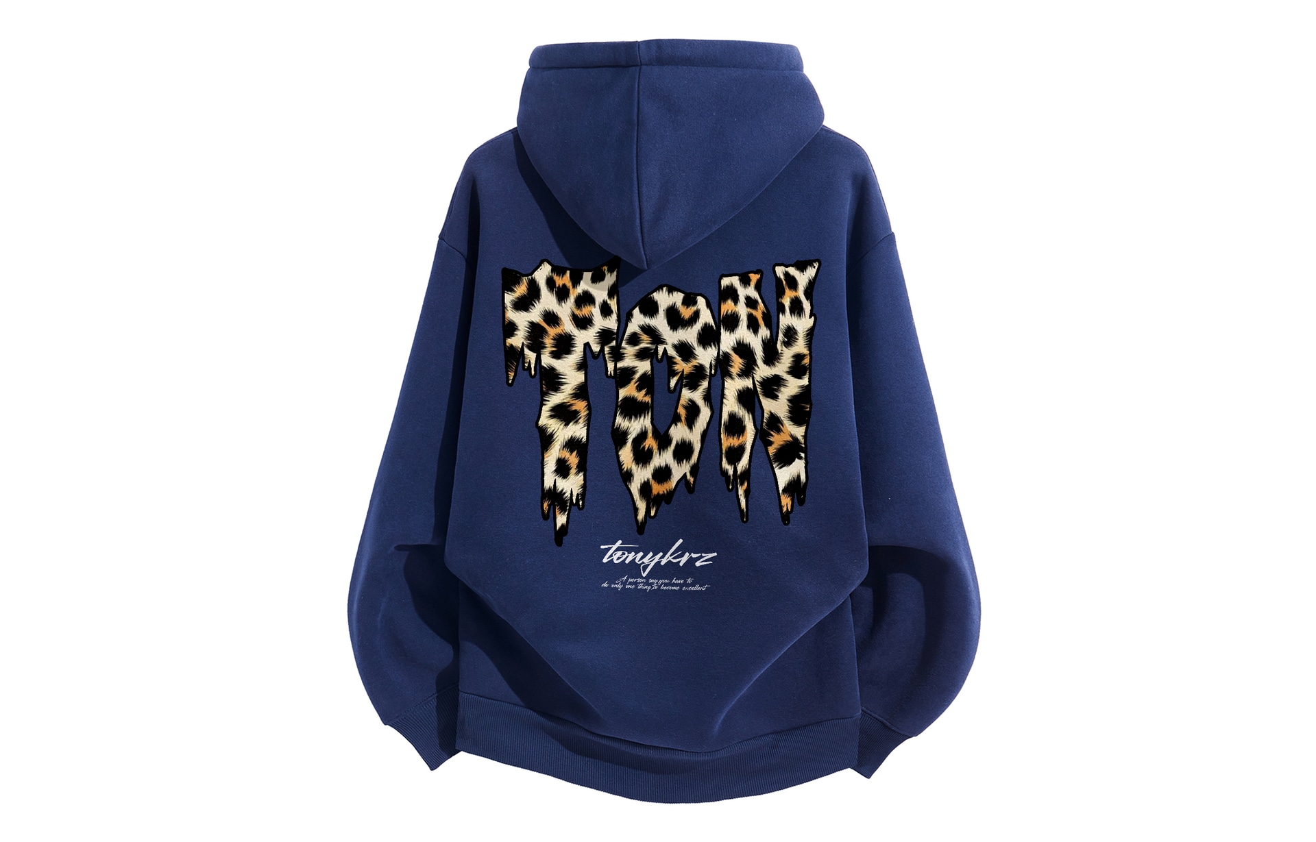 Tonykrz Leopard Logo Hoodie — фото 11