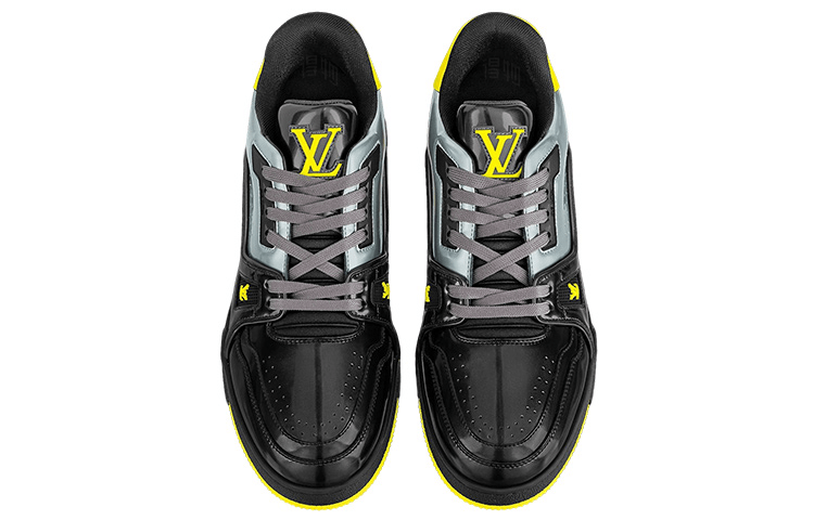 Louis Vuitton Trainer Black Yellow — фото 8