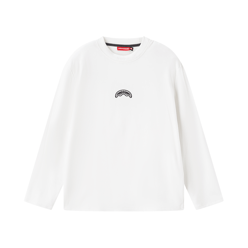 SPRAYGROUND Shark Logo Long Sleeve Tee