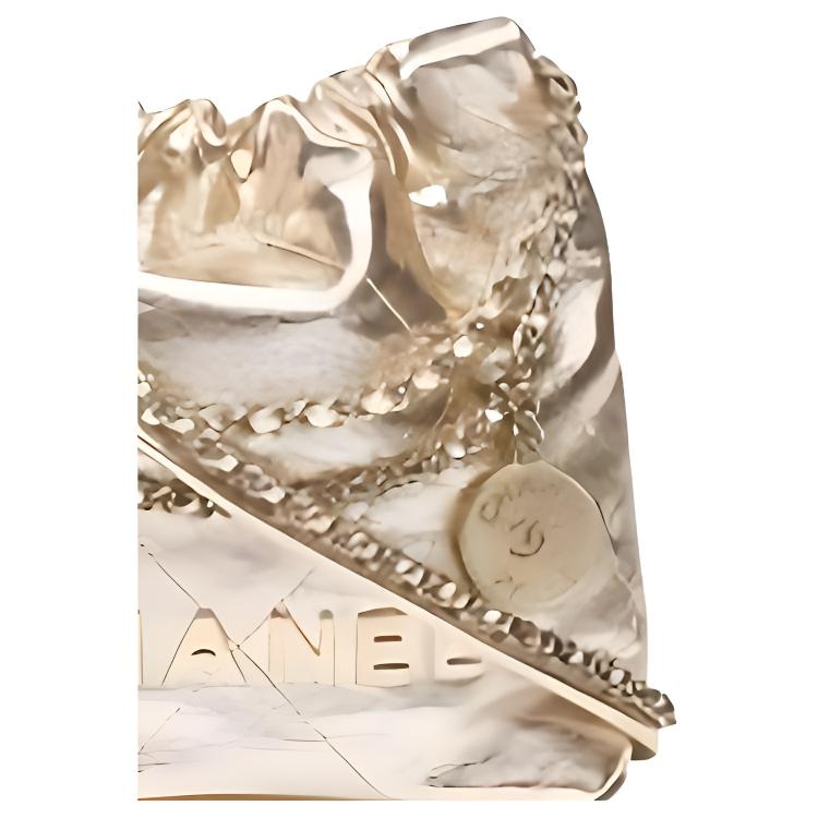 Chanel 22 Bag Champagne Gold — фото 1