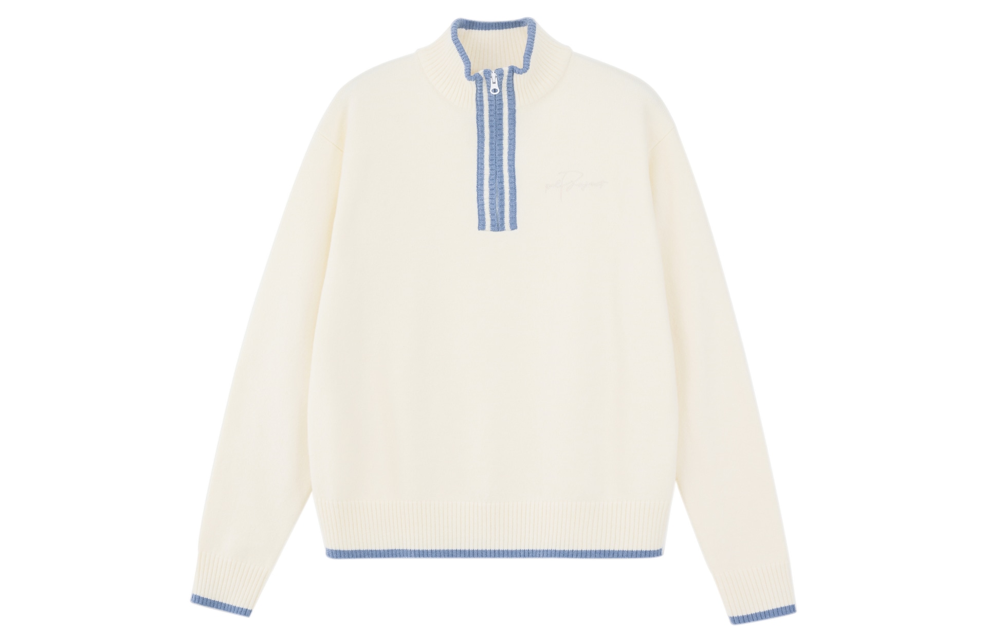 PCLP Colorblock Half-Zip Knit Cardigan