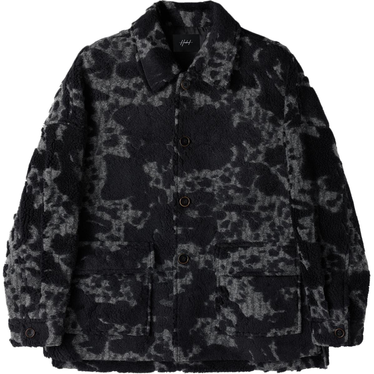 HERBEL Irregular Jacquard Coat