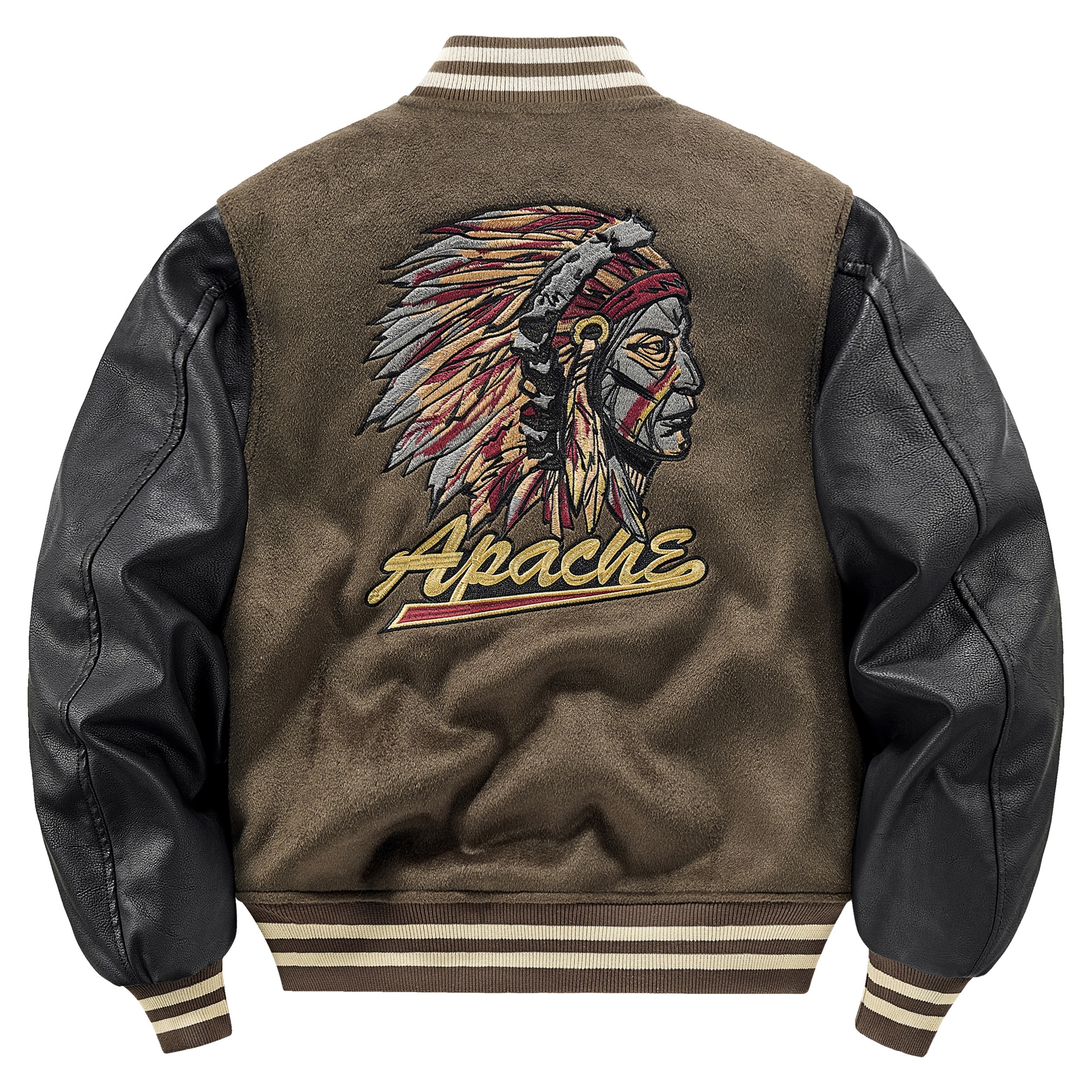 Vip Baseball Jacket Brown — фото 1