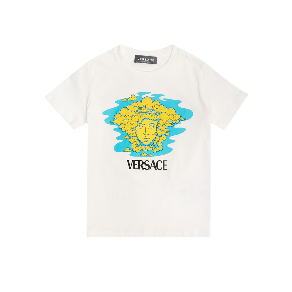 VERSACE/范思哲 Versace Kids SS23 Graphic Print T-Shirt White