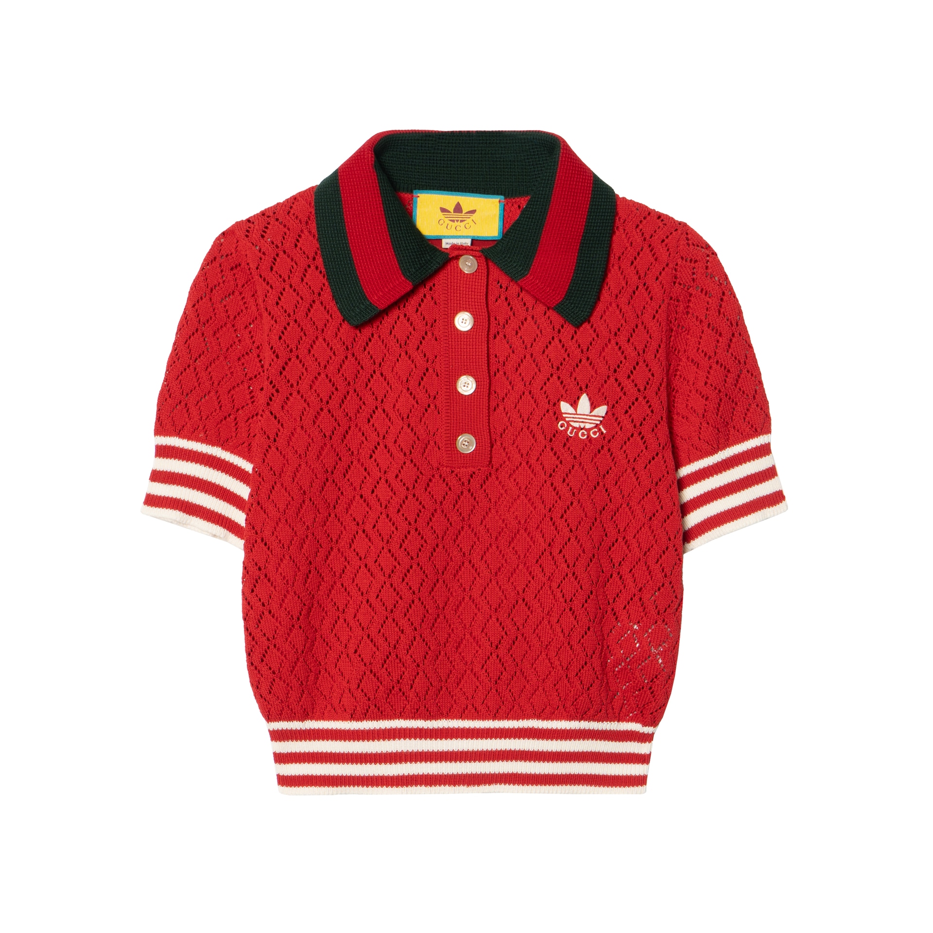 GUCCI/古驰 GUCCI x adidas Originals SS22 Polo Red