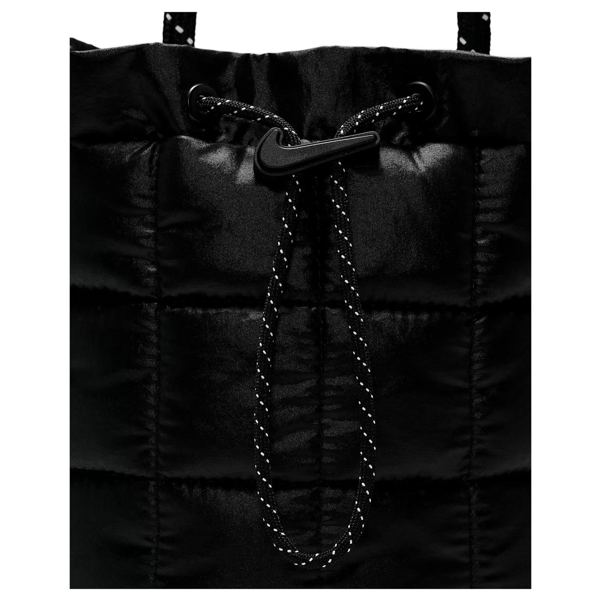Nike Tote Bag Quilted Nylon Black — фото 4