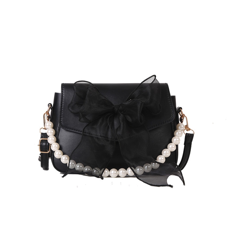 Wiersaam Bow Pearl Chain Bag — фото 2