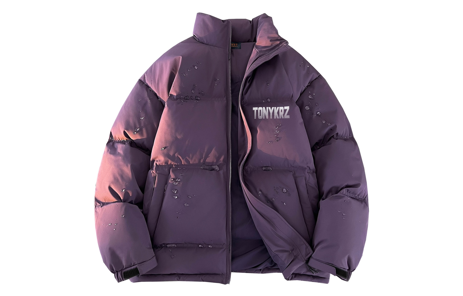 Tonykrz Logo Stripe Down Jacket — фото 9