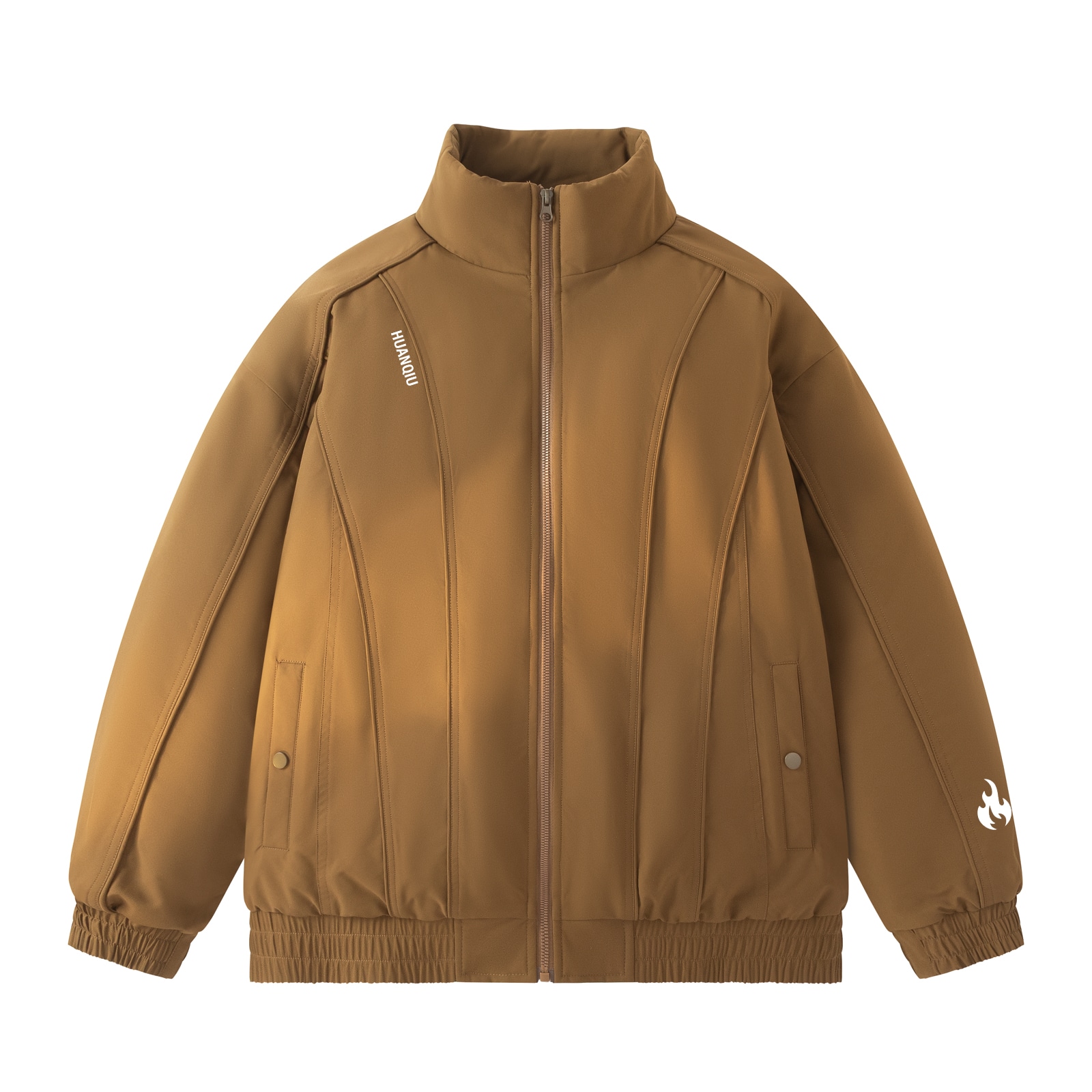 Huanqiu Classic Flame Logo Zip-Up Jacket — фото 6