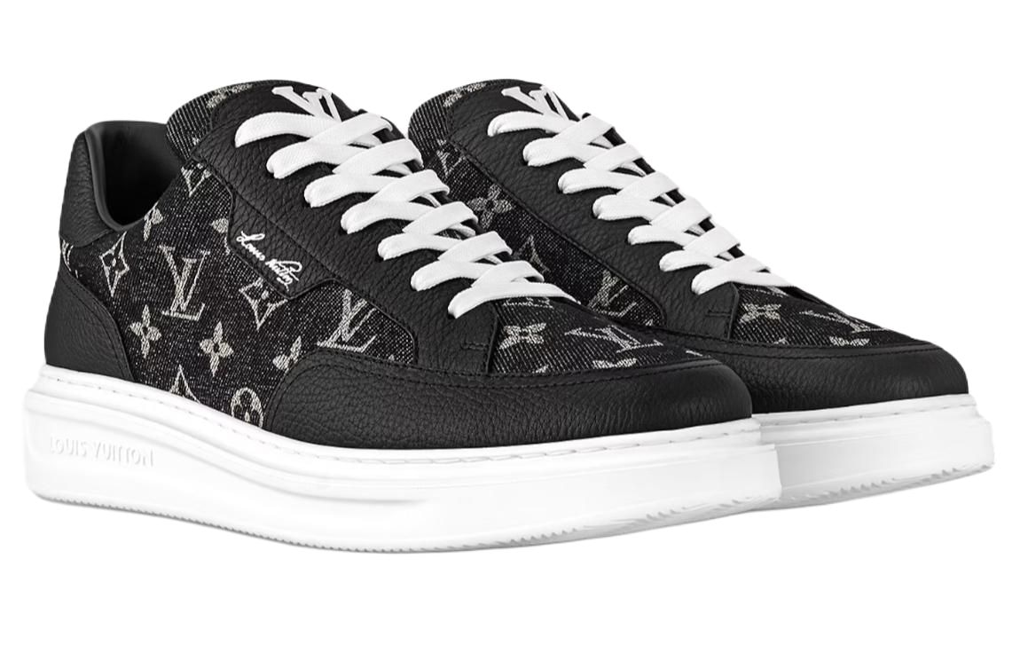 Louis Vuitton Beverly Hills Low Sneakers Black — фото 7