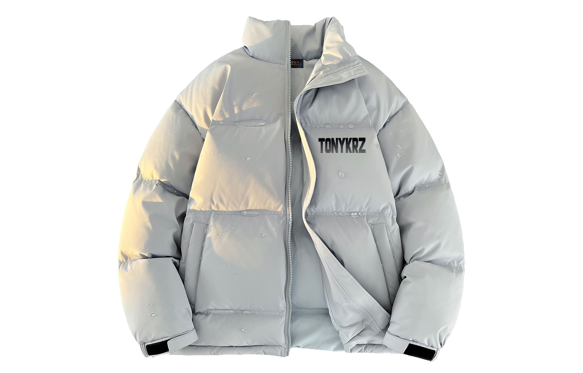 Tonykrz Logo Stripe Down Jacket — фото 5