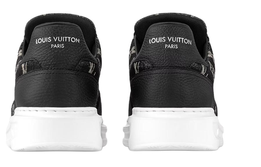 Louis Vuitton Beverly Hills Low Sneakers Black — фото 9