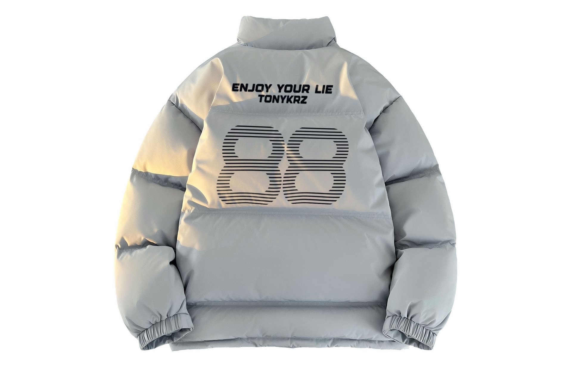 Tonykrz Logo Stripe Down Jacket — фото 4