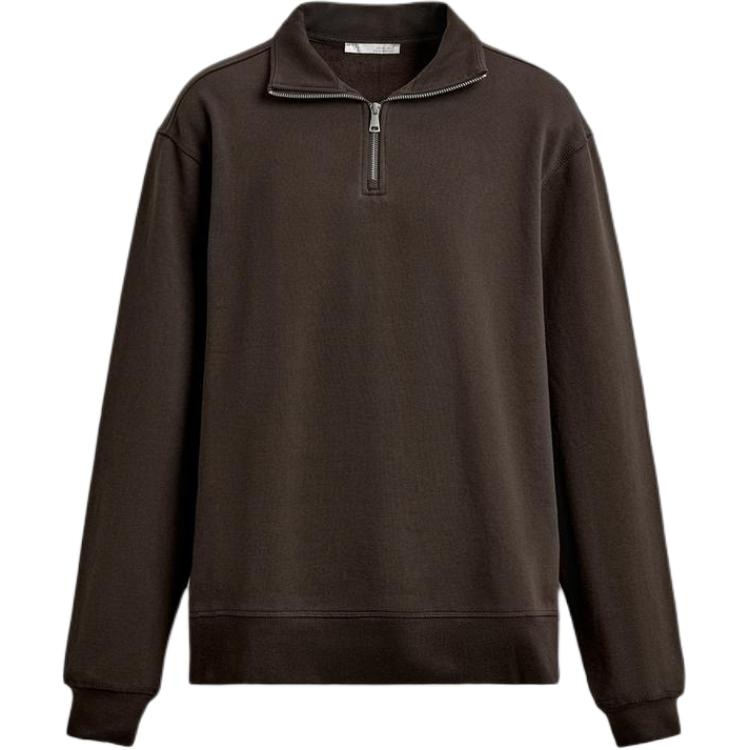 ZARA Slim Fit Stand Collar Sweatshirt