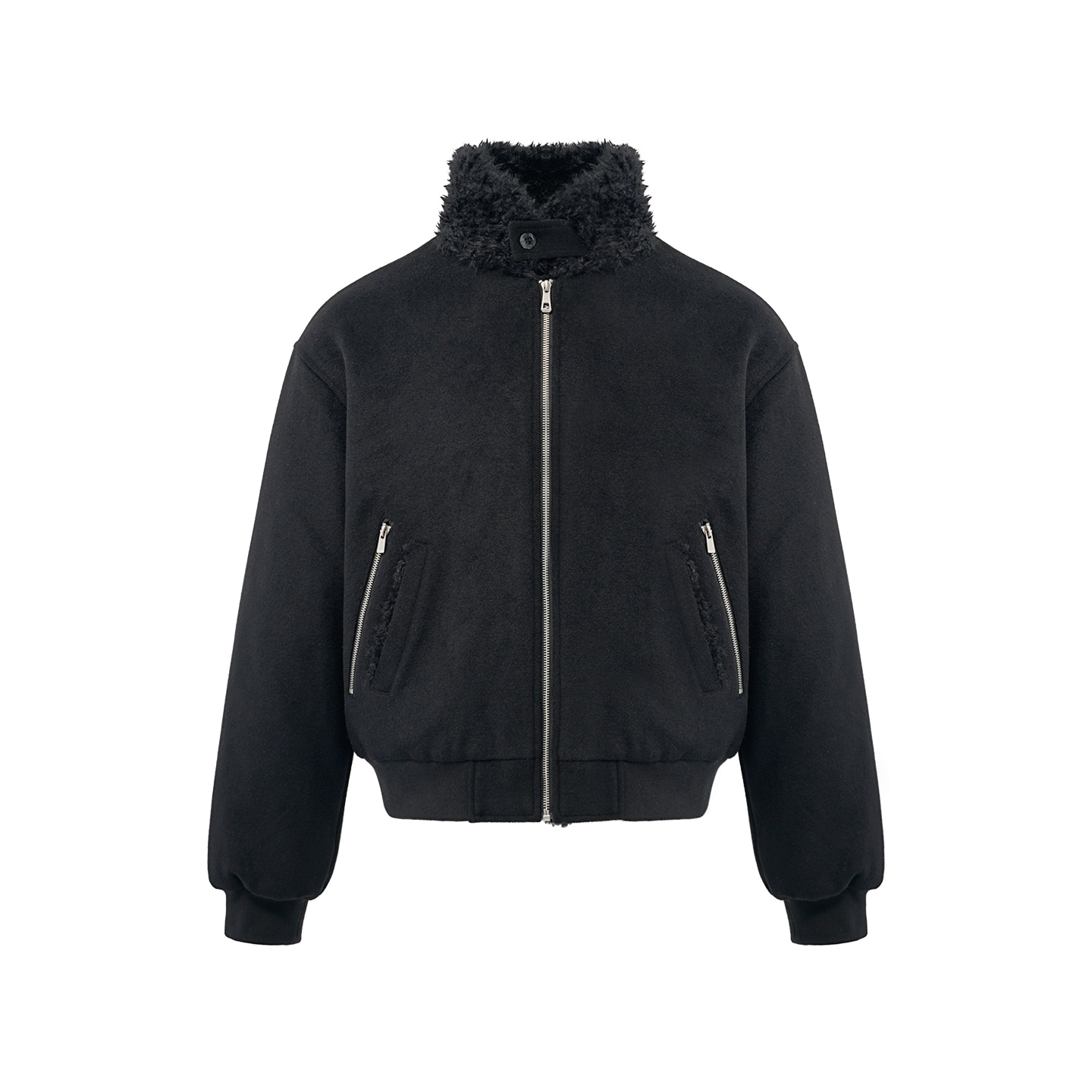 Benmyshower Wool Collar Padded Coat — фото 7