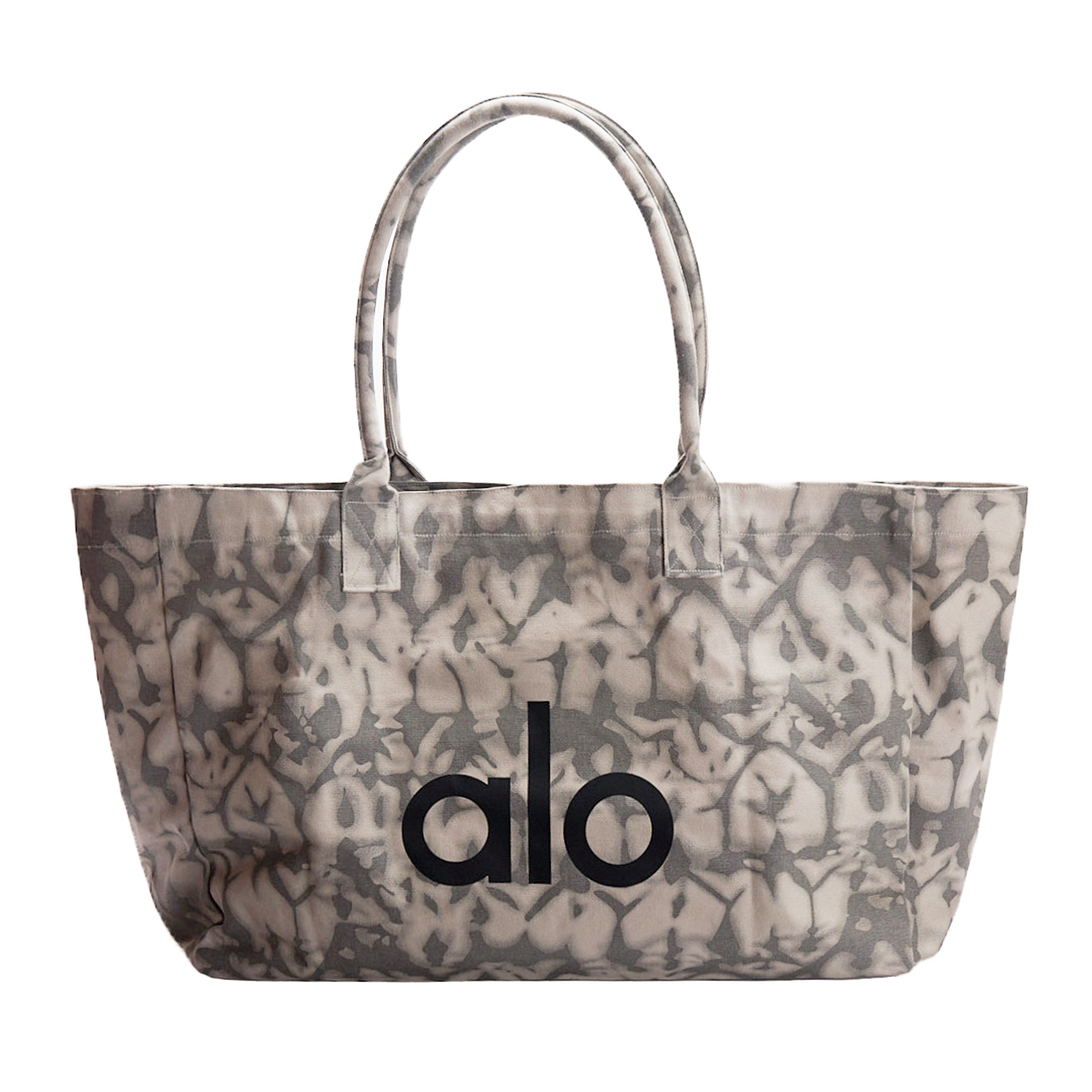 Alo Yoga Vintage Tote Bag Large Gray Yellow — фото 1