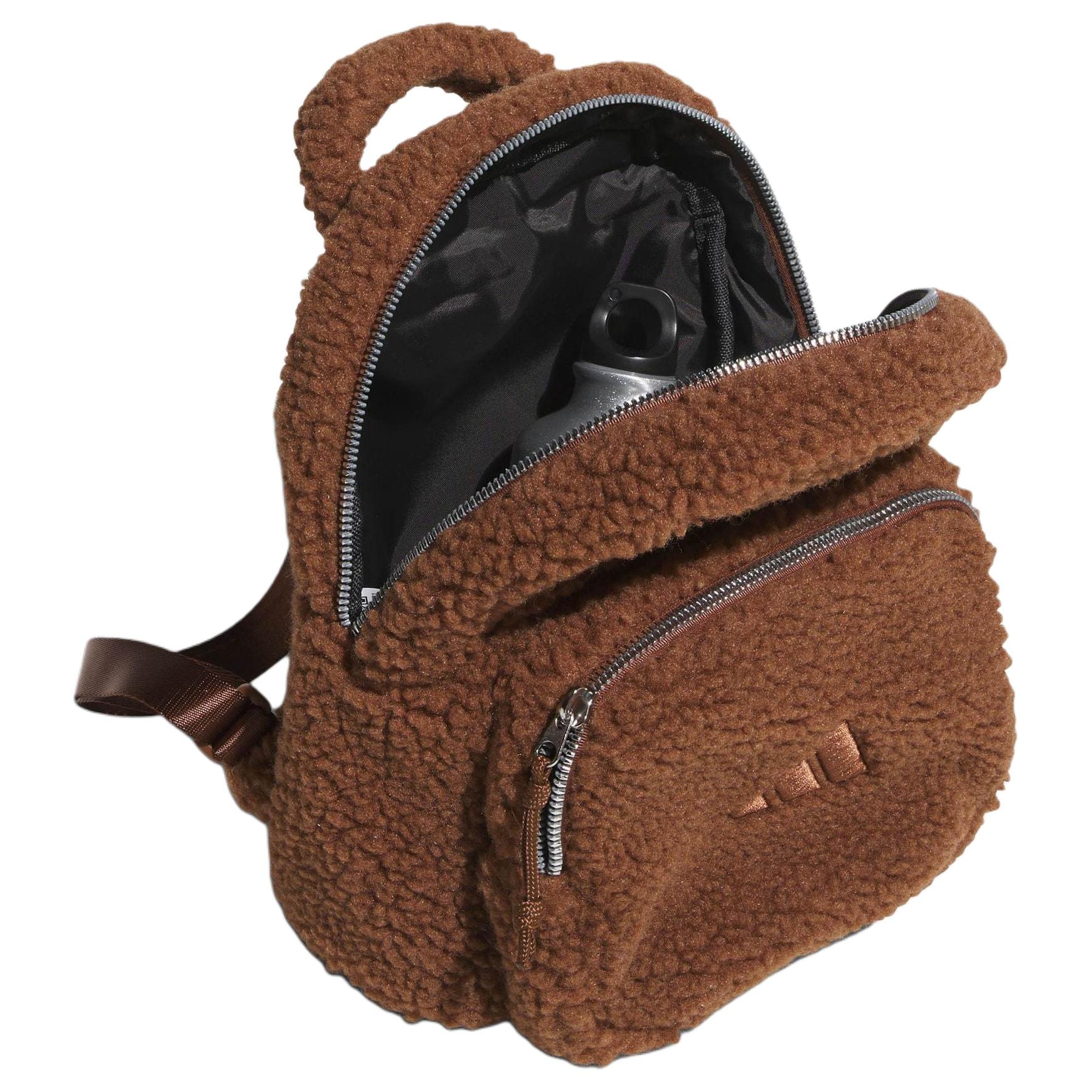 Adidas 9L Plush Backpack Soft Brown — фото 2