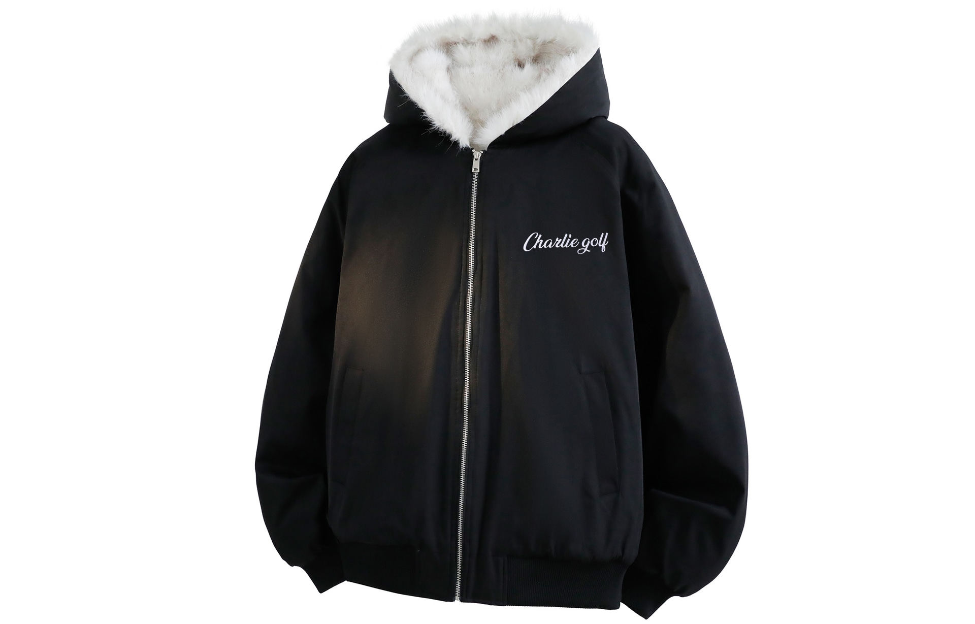 Charlie Golf Signature Hooded Cotton Jacket — фото 4
