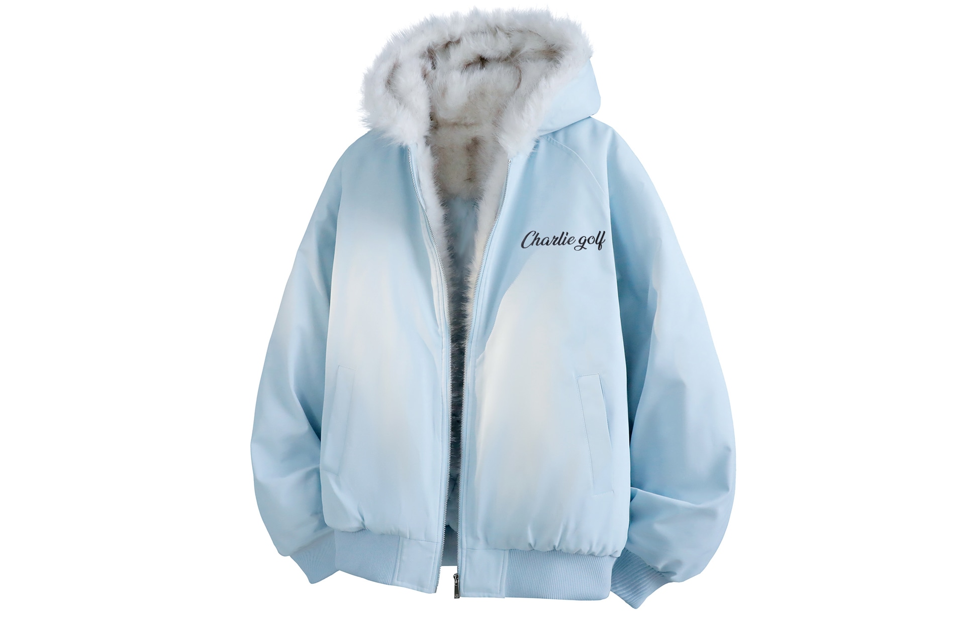 Charlie Golf Signature Hooded Cotton Jacket — фото 9