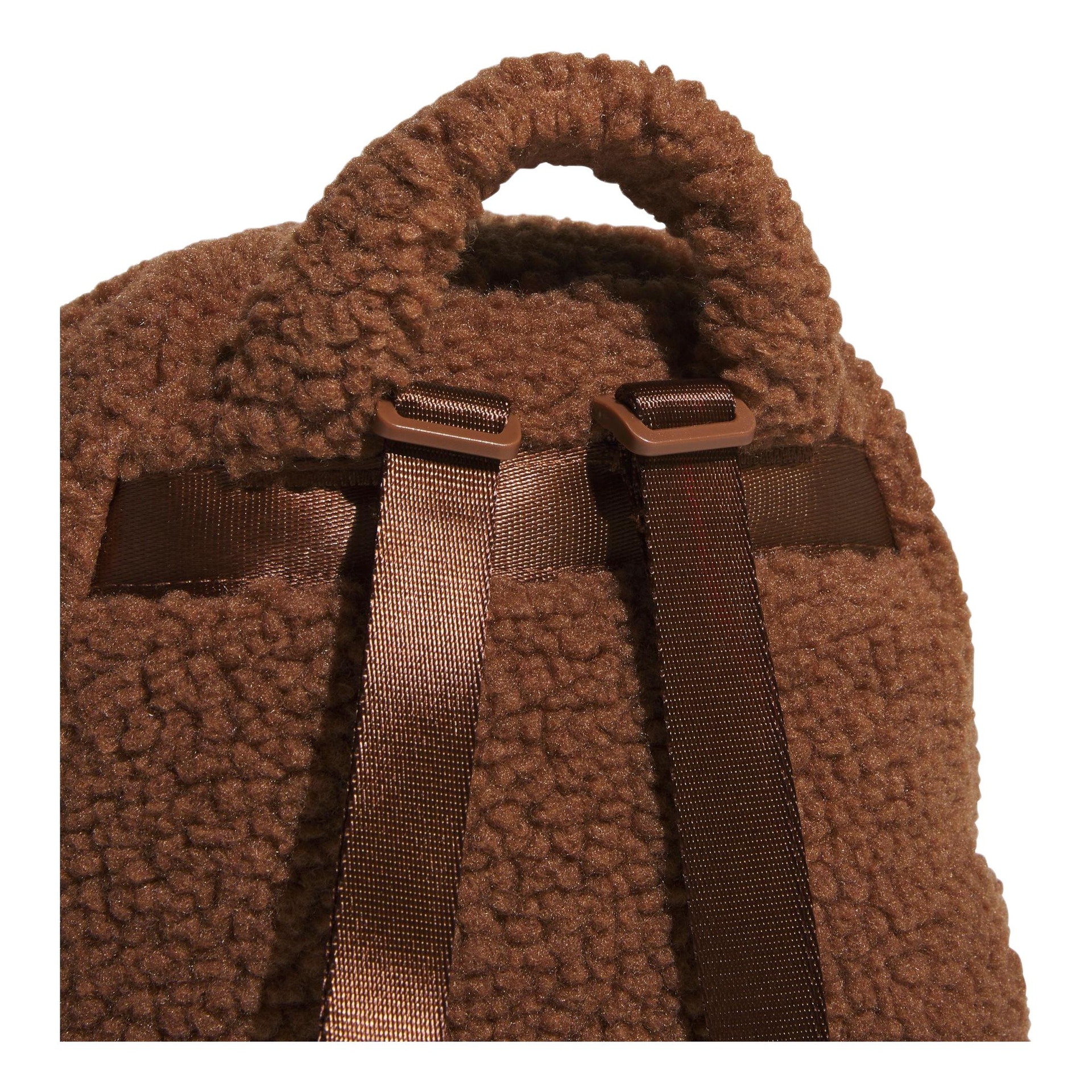 Adidas 9L Plush Backpack Soft Brown — фото 5
