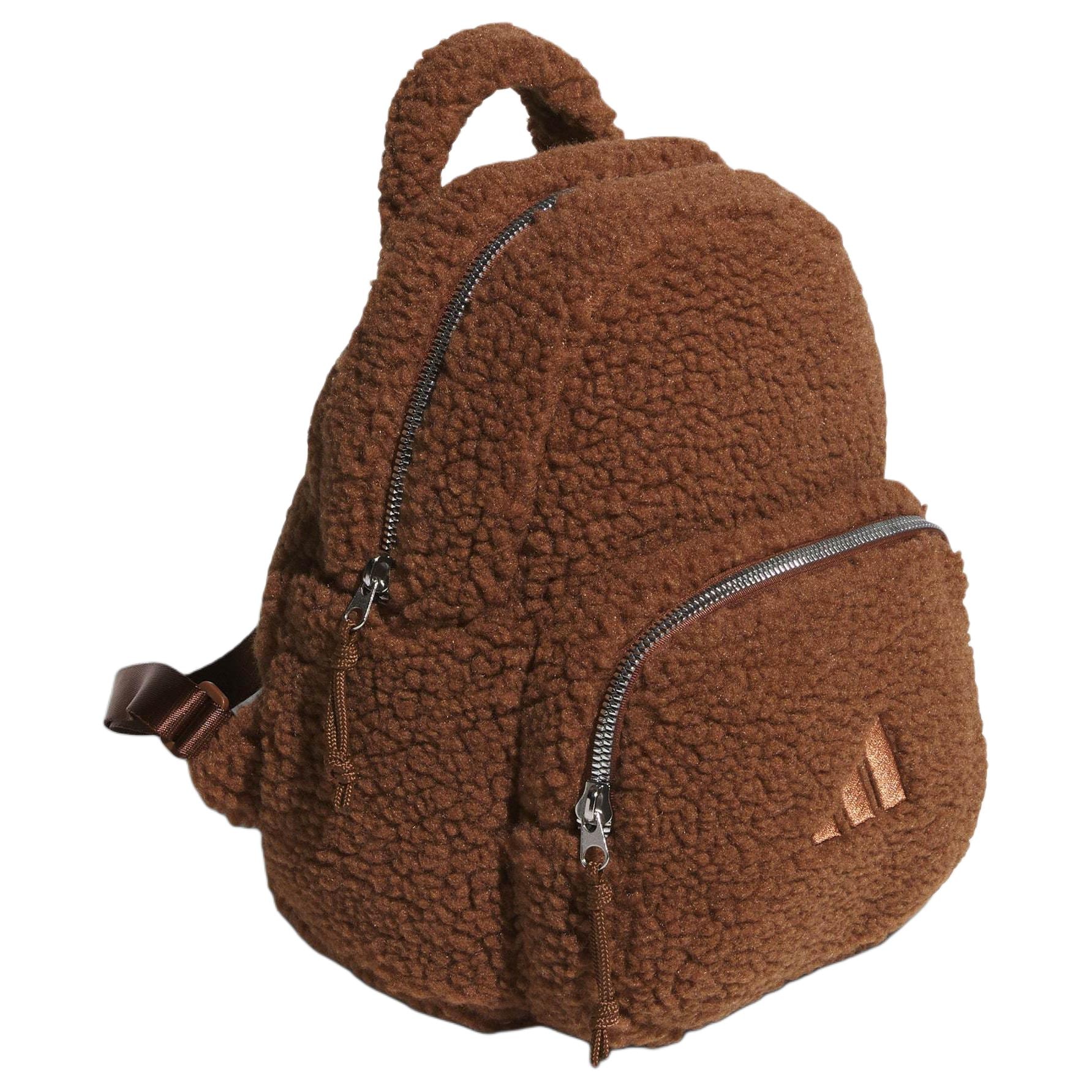 Adidas 9L Plush Backpack Soft Brown — фото 1