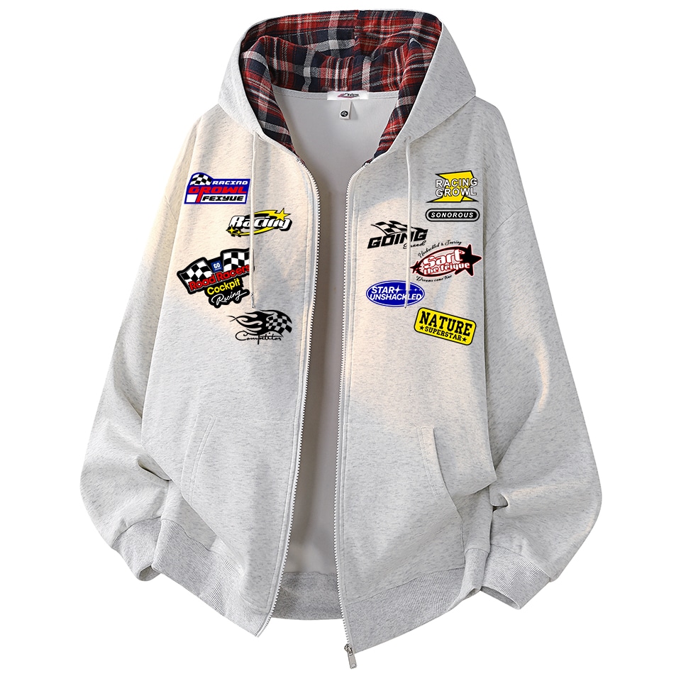 飞跃/Feiyue Feiyue Classic Plaid Zip Hoodie