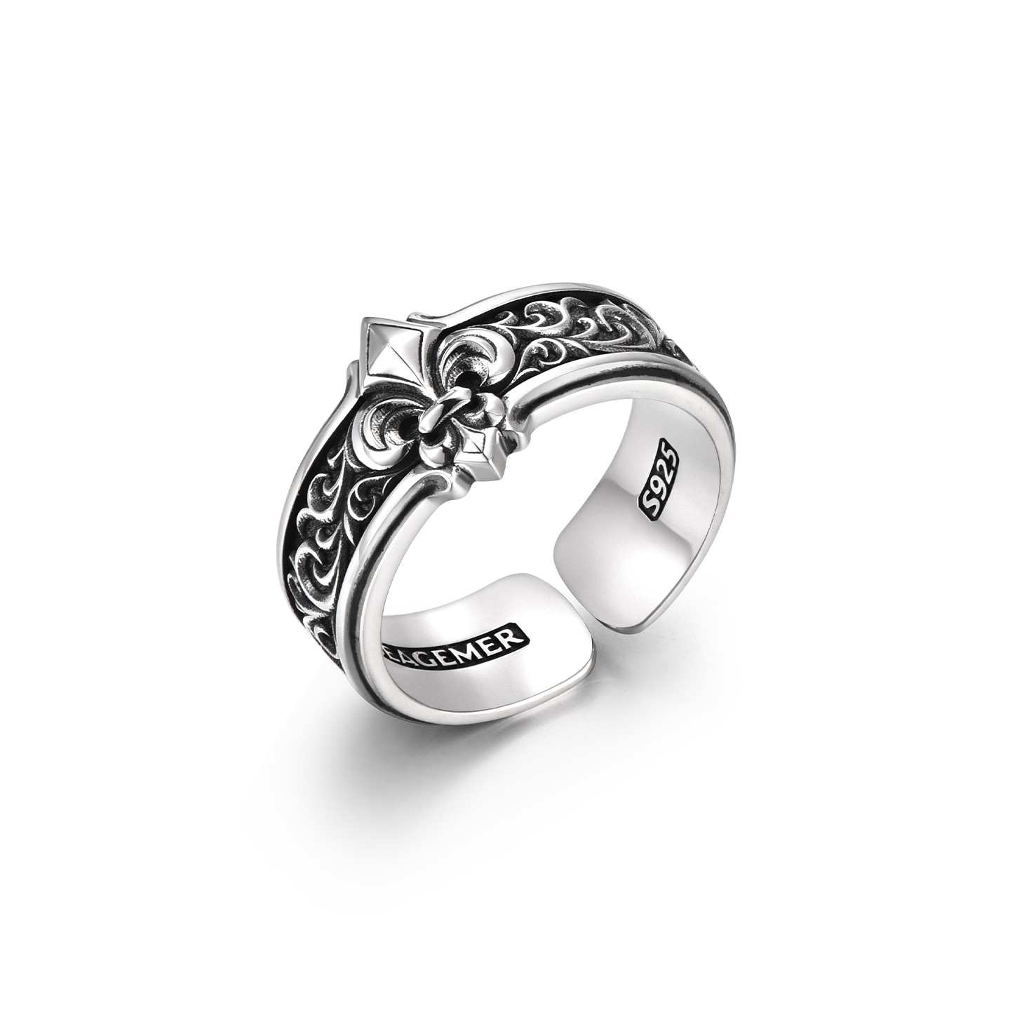 Ideagemer 925 Silver Ring Men — фото 7