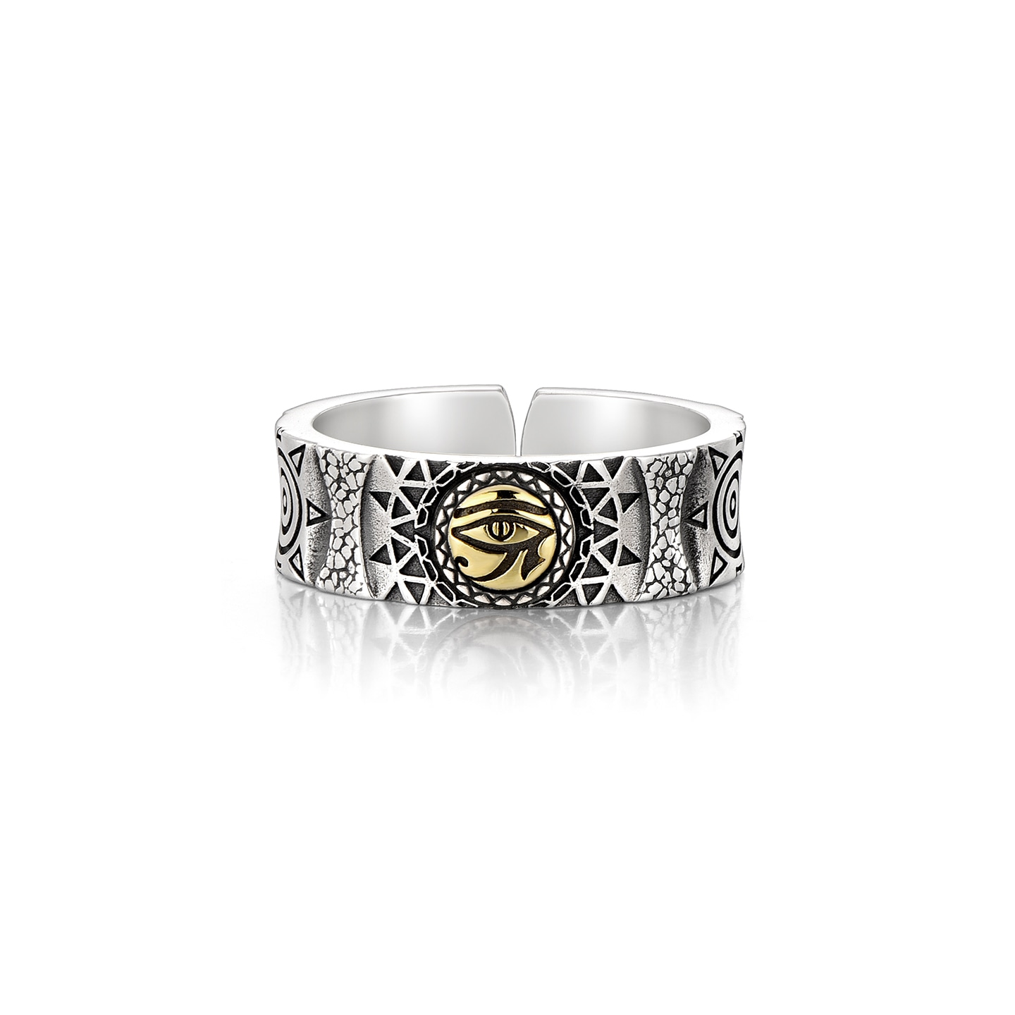 IDEAGEMER Horus Eye Ring