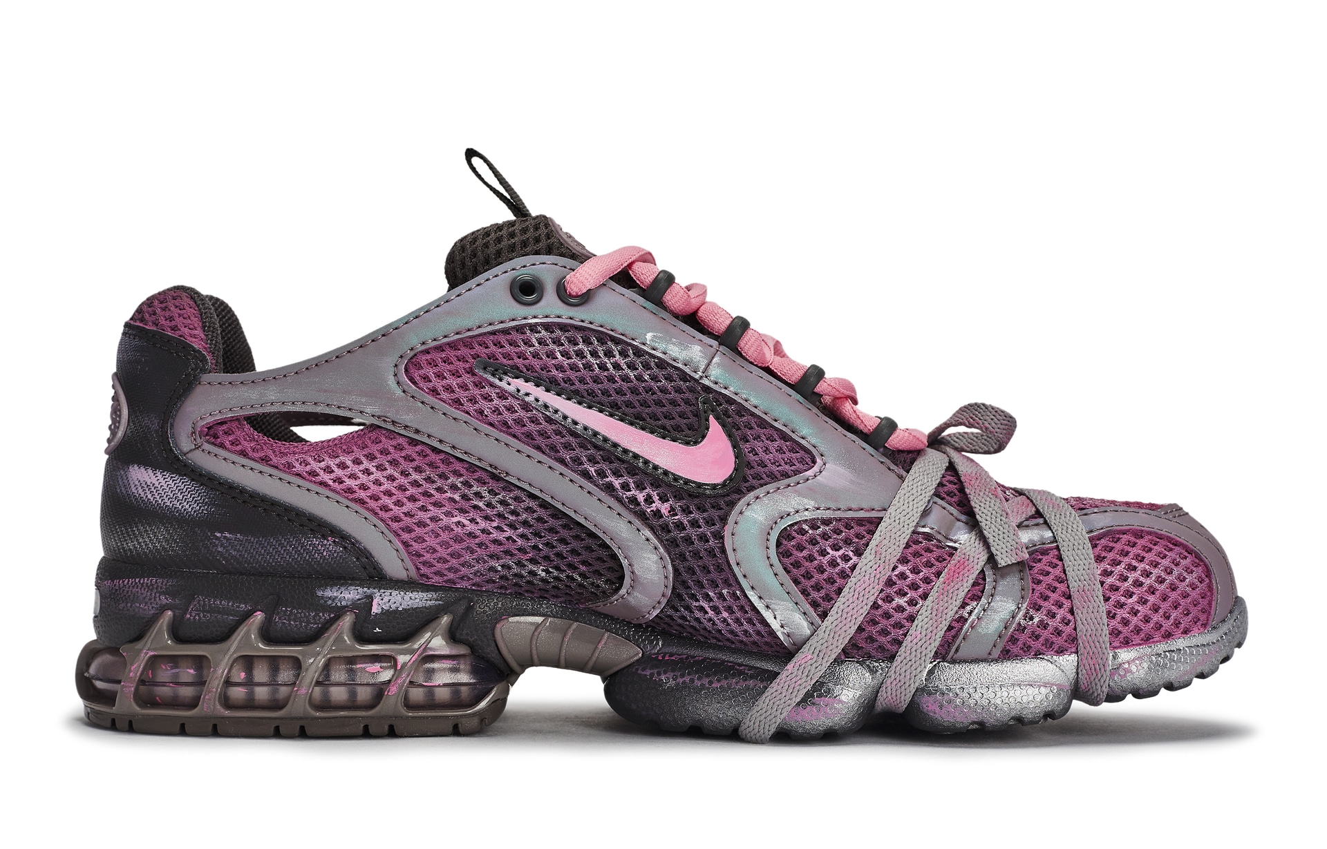 Nike Air Zoom Spiridon Cage 2 Pink Silver — фото 6