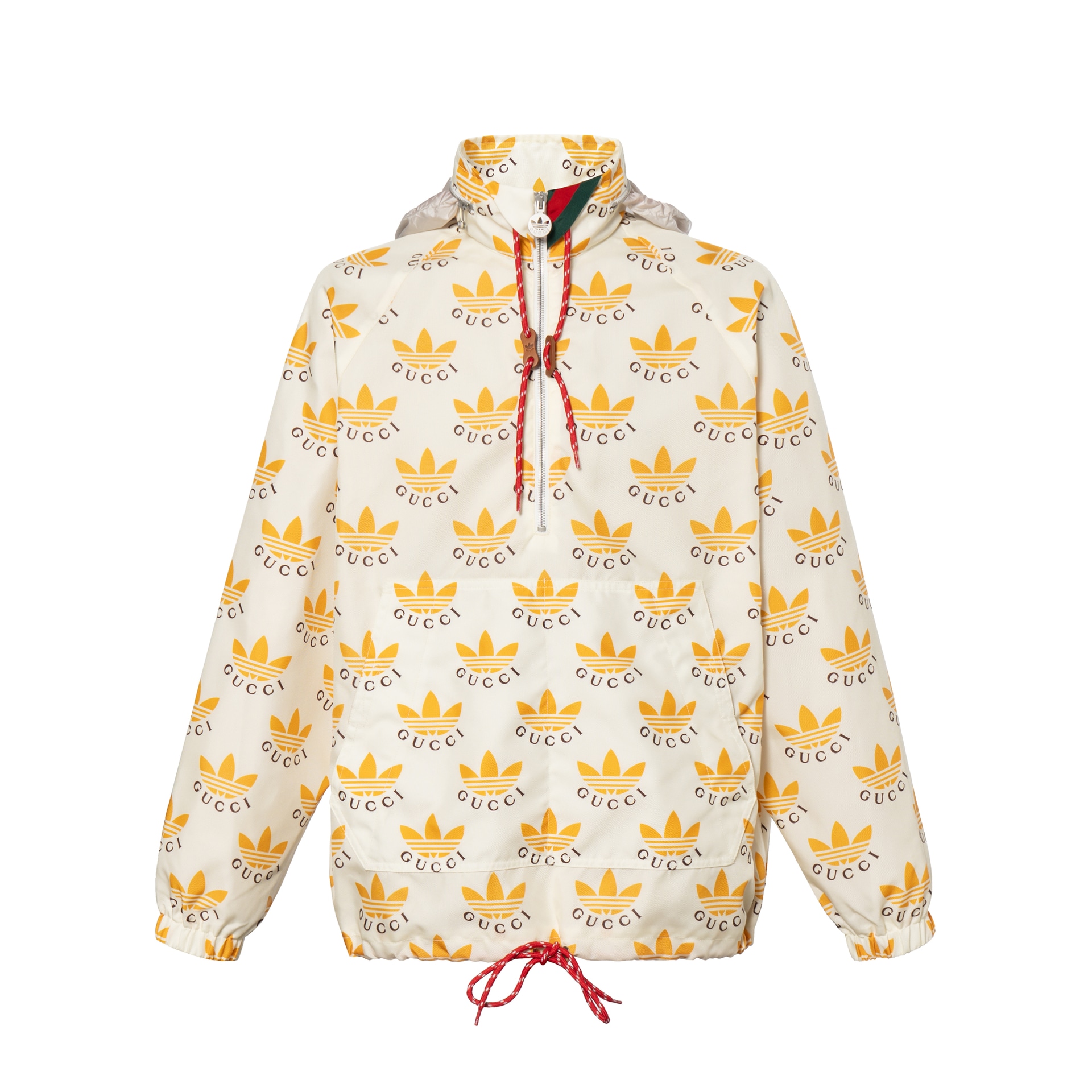 GUCCI/古驰 Gucci x Adidas Trefoil Ivory Jacket