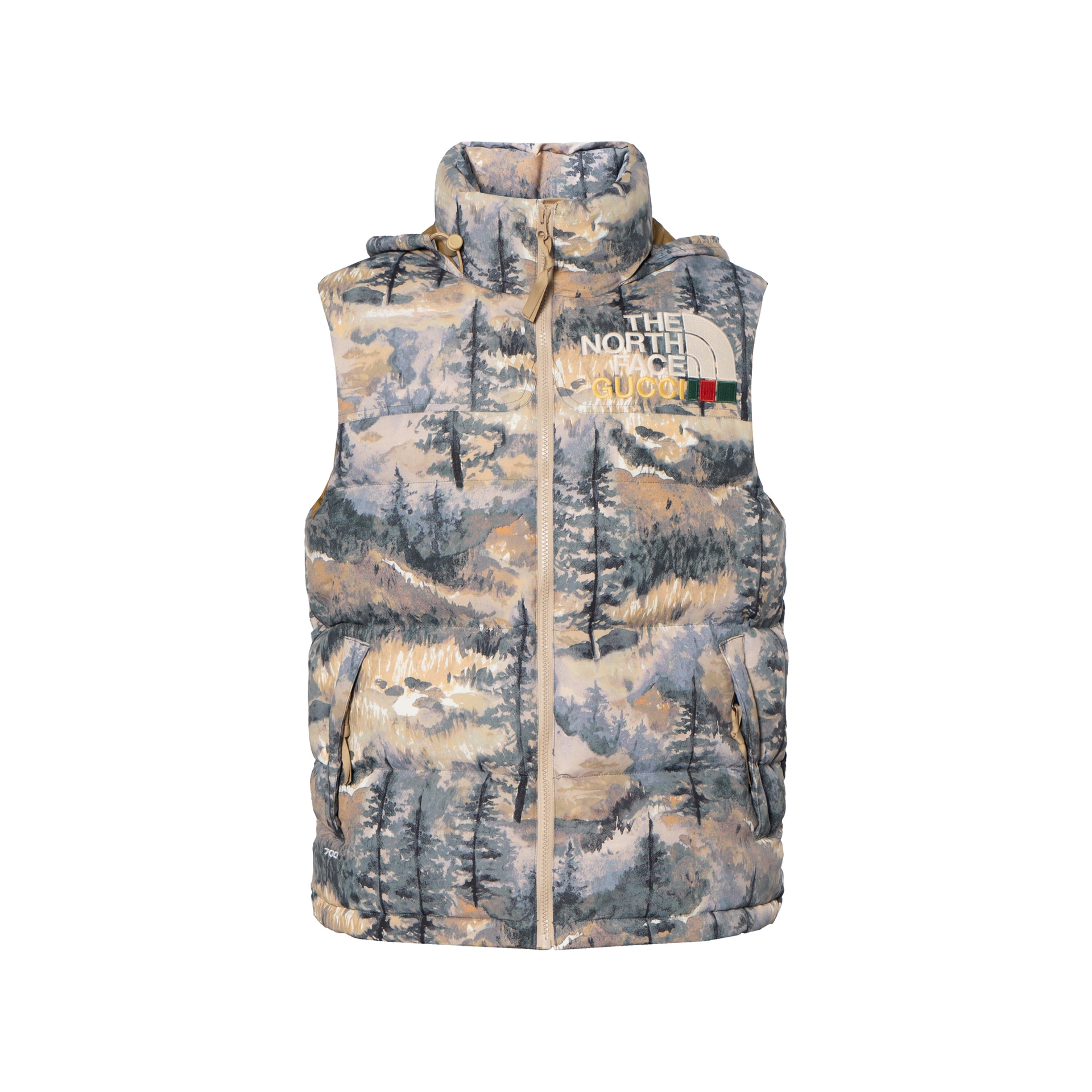 GUCCI/古驰 Gucci x The North Face SS22 Floral Down Vest