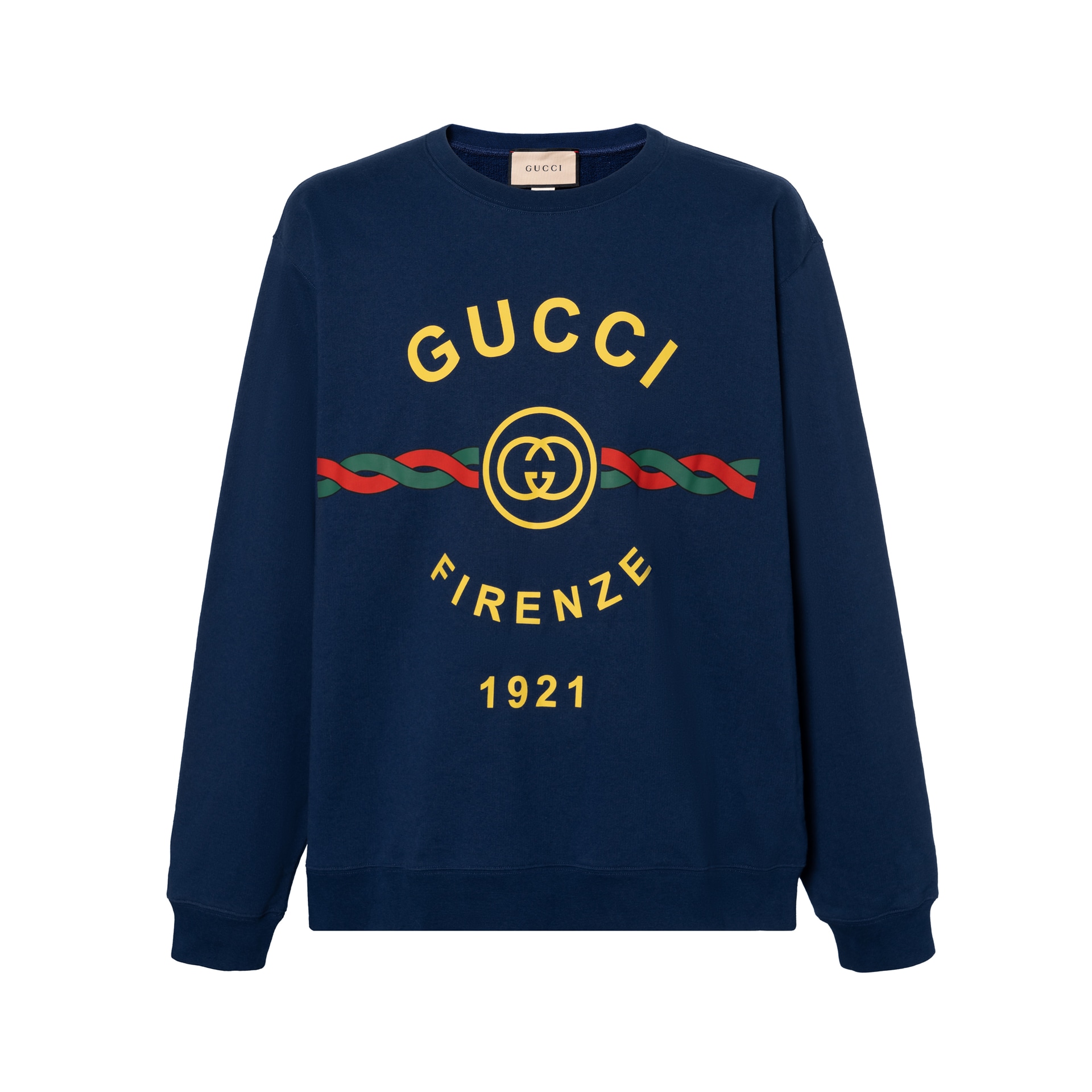 Худи Gucci 1921 Logo Sweatshirt Blue